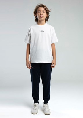 KAPPA Beyaz Erkek Çocuk Basic T-Shirt