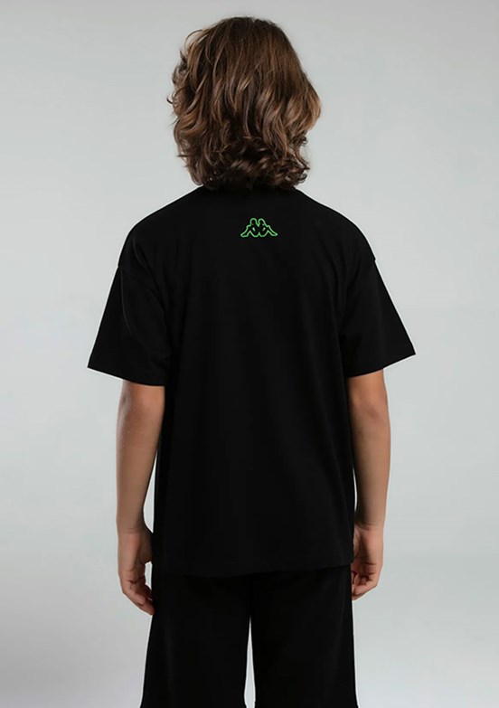 KAPPA Siyah Erkek Çocuk Basic T-Shirt