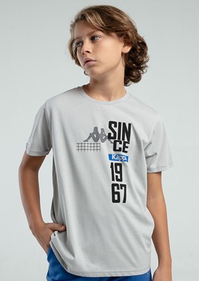 KAPPA Gri Erkek Çocuk Basic T-Shirt