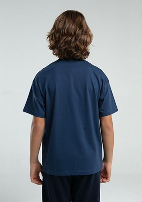 KAPPA Lacivert Erkek Çocuk Basic T-Shirt