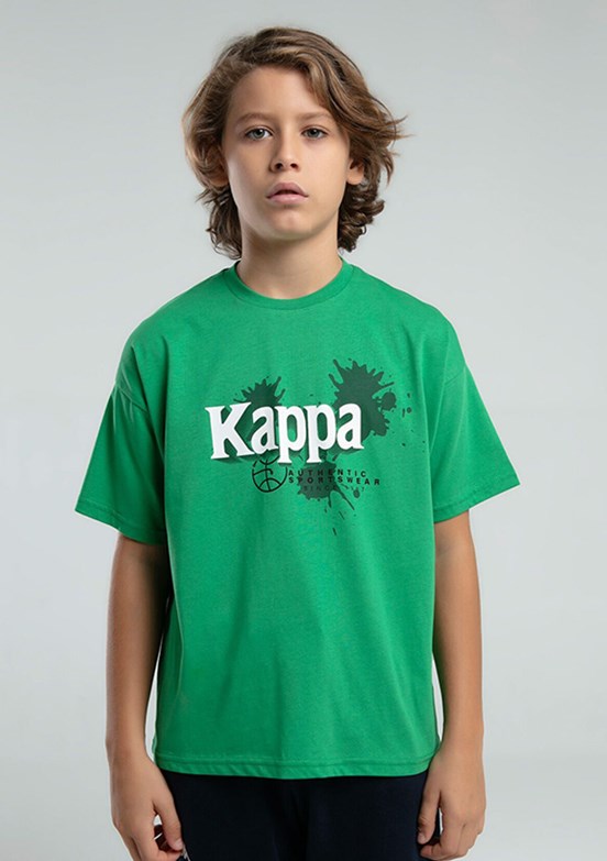 KAPPA Yeşil Erkek Çocuk Basic T-Shirt