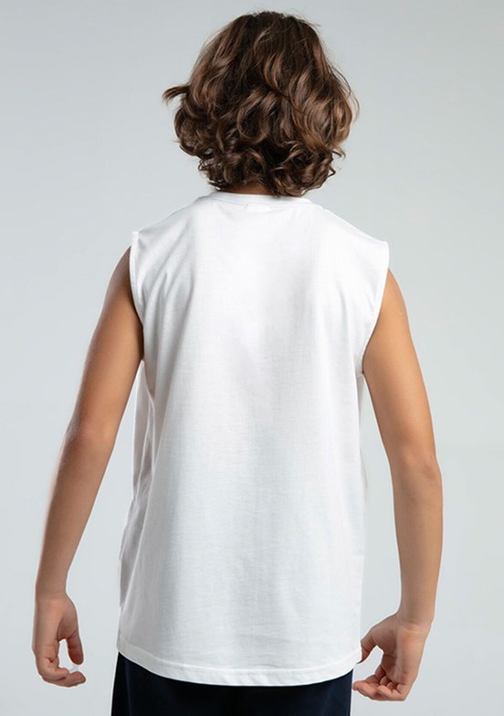 KAPPA Beyaz Erkek Çocuk Basic T-Shirt