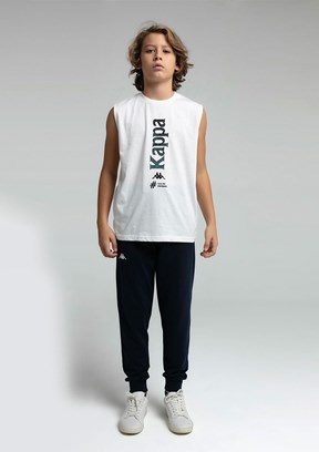 KAPPA Beyaz Erkek Çocuk Basic T-Shirt