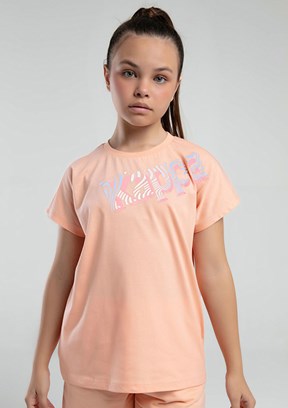 KAPPA Turuncu Kız Çocuk Basic T-Shirt