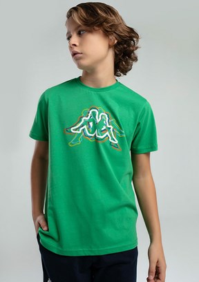 KAPPA Yeşil Erkek Çocuk Basic T-Shirt