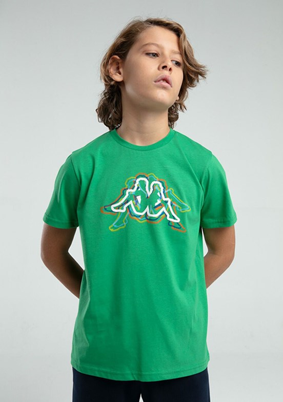 KAPPA Yeşil Erkek Çocuk Basic T-Shirt