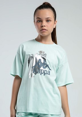 KAPPA Yeşil Kız Çocuk Basic T-Shirt