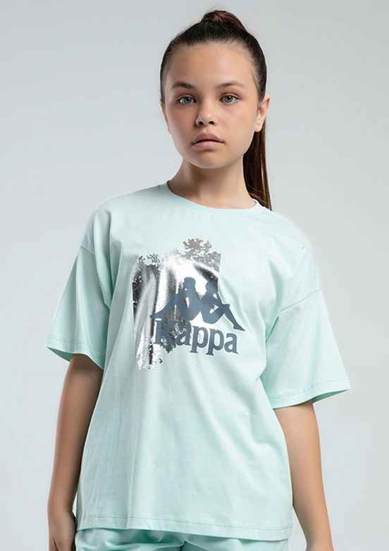 KAPPA Yeşil Kız Çocuk Basic T-Shirt