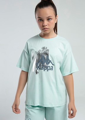 KAPPA Yeşil Kız Çocuk Basic T-Shirt