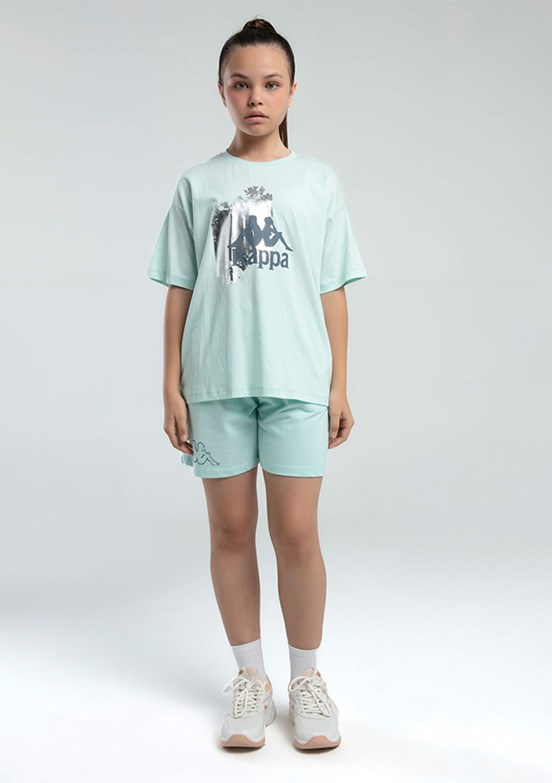KAPPA Yeşil Kız Çocuk Basic T-Shirt