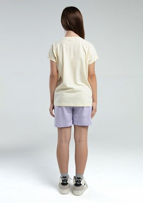 KAPPA Sari Kız Çocuk Basic T-Shirt