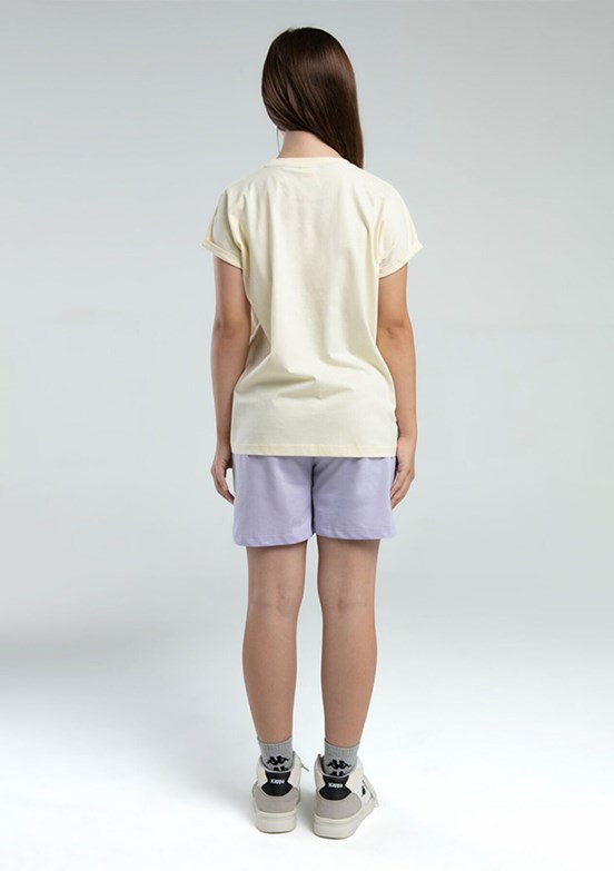 KAPPA Sari Kız Çocuk Basic T-Shirt