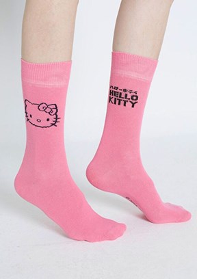 HELLO KİTTY Pembe Kız Çocuk Çorap