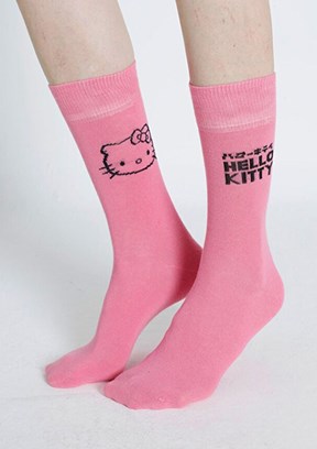HELLO KİTTY Pembe Kız Çocuk Çorap