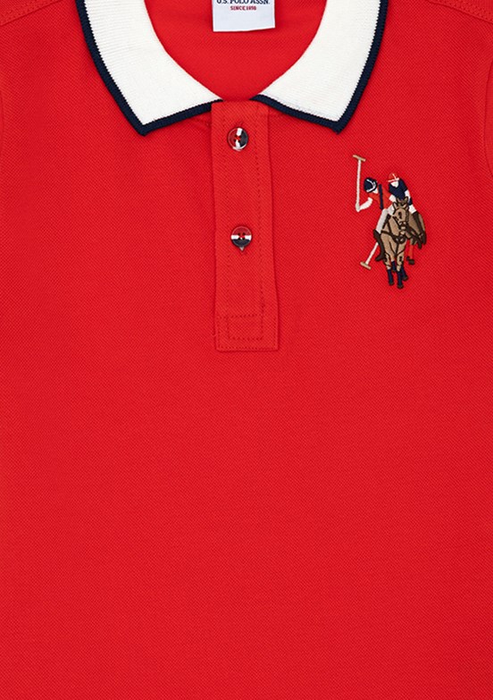 US POLO ASSN Kırmızı Erkek Çocuk Basic T-Shirt