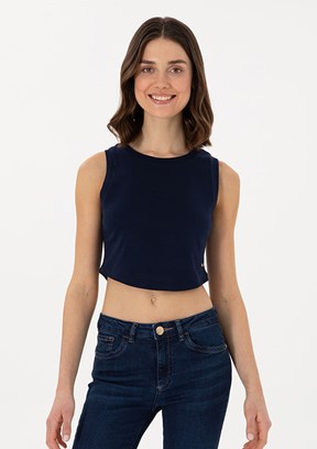 US POLO ASSN Lacivert Kadın Basic T-shirt