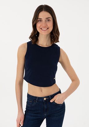 US POLO ASSN Lacivert Kadın Basic T-shirt