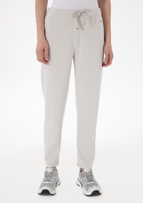 US POLO ASSN Bej Kadın Slim Pantolon