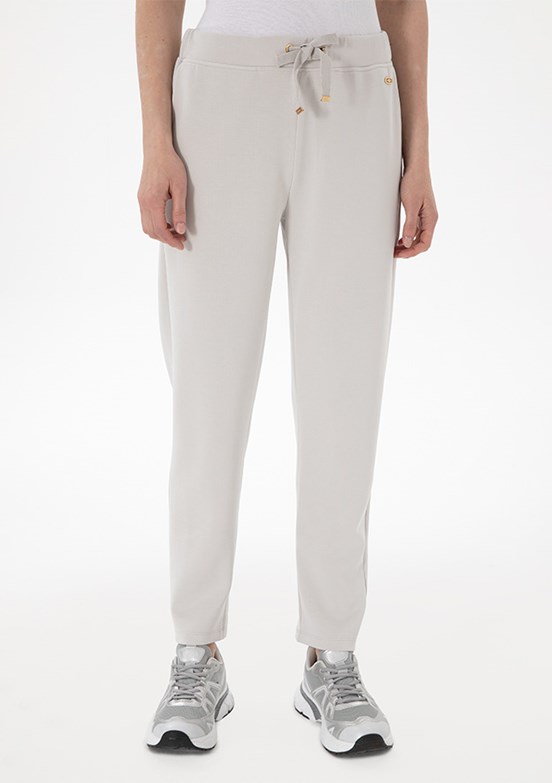 US POLO ASSN Bej Kadın Slim Pantolon