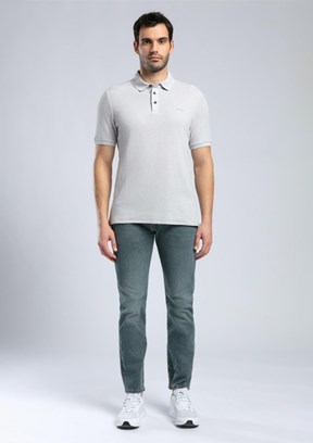 LEE COOPER Tylen Taş Rengi Erkek Polo Yaka T-shirt