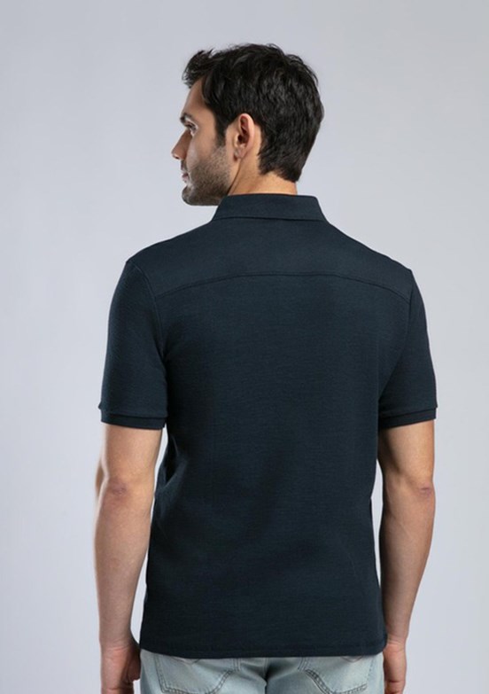 LEE COOPER Tylen Lacivert Erkek Polo Yaka T-shirt
