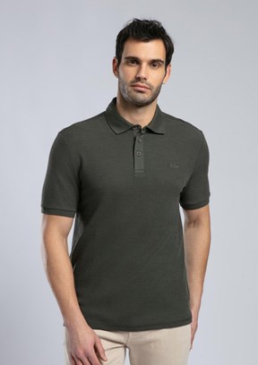 LEE COOPER Tylen Olive Erkek Polo Yaka T-shirt