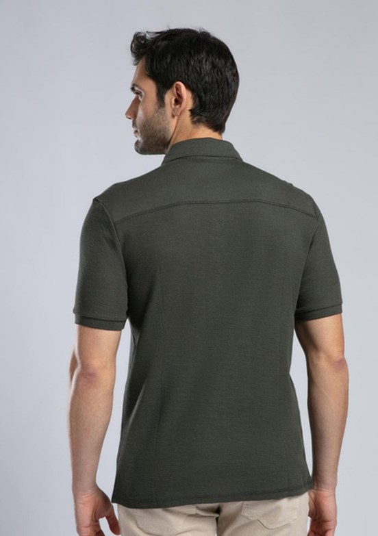 LEE COOPER Tylen Olive Erkek Polo Yaka T-shirt