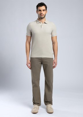 LEE COOPER Jody Bej Erkek Polo Yaka T-shirt