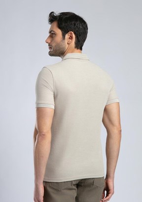 LEE COOPER Jody Bej Erkek Polo Yaka T-shirt