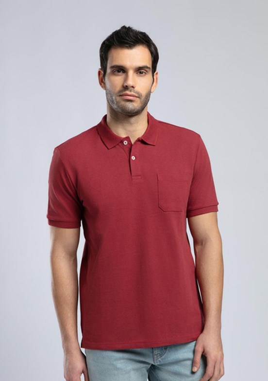 LEE COOPER Rolan Bordo Erkek Polo Yaka T-shirt