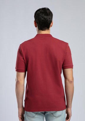 LEE COOPER Rolan Bordo Erkek Polo Yaka T-shirt