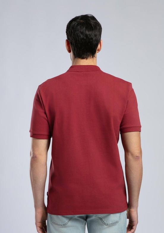 LEE COOPER Rolan Bordo Erkek Polo Yaka T-shirt