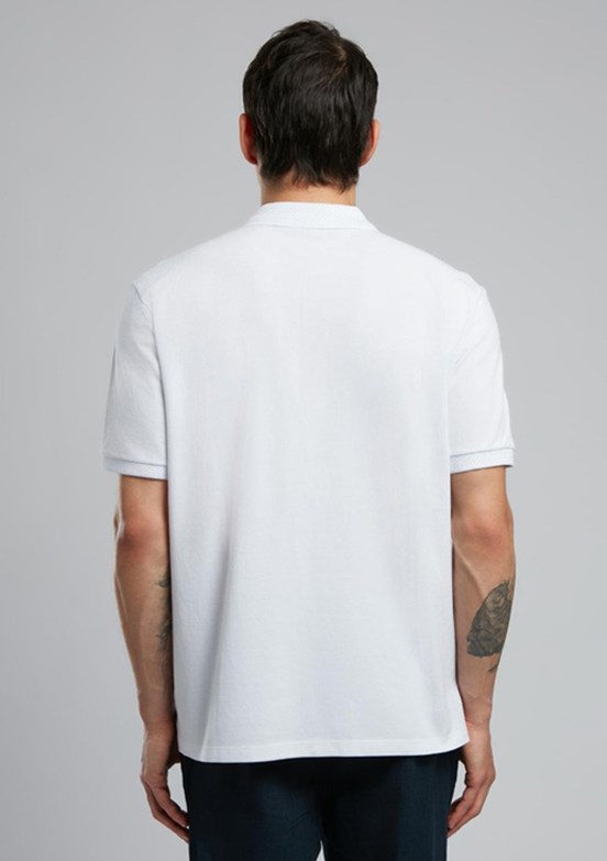 LEE COOPER Rolan Beyaz Erkek Polo Yaka T-shirt