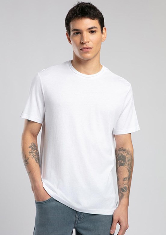 LEE COOPER Gael Beyaz Erkek O Yaka T-shirt