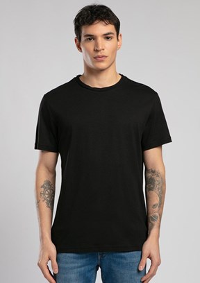LEE COOPER Gael Siyah Erkek O Yaka T-shirt