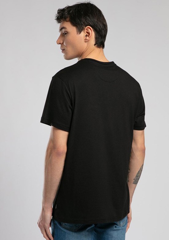 LEE COOPER Gael Siyah Erkek O Yaka T-shirt