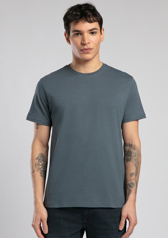 LEE COOPER Gael İndigo Erkek O Yaka T-shirt