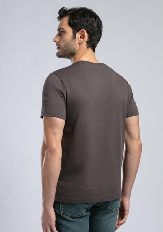 LEE COOPER Elvis Kahve Erkek O Yaka T-shirt