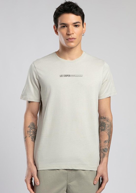 LEE COOPER Elvis Taş Rengi Erkek O Yaka T-shirt