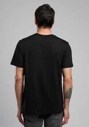 LEE COOPER Lev Siyah Erkek O Yaka T-shirt