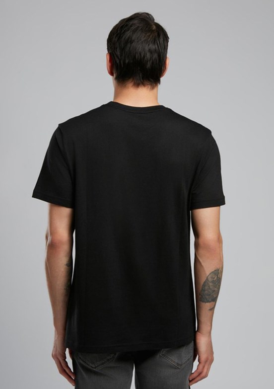 LEE COOPER Lev Siyah Erkek O Yaka T-shirt