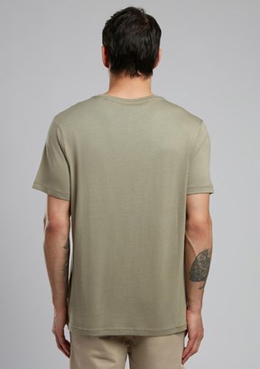 LEE COOPER Lev Haki Erkek O Yaka T-shirt