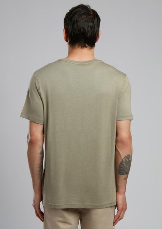 LEE COOPER Lev Haki Erkek O Yaka T-shirt