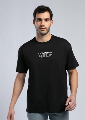 LEE COOPER Beyaz Erkek O Yaka T-Shirt