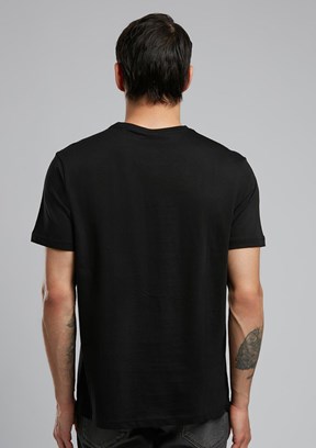 LEE COOPER Siyah Erkek O Yaka T-Shirt