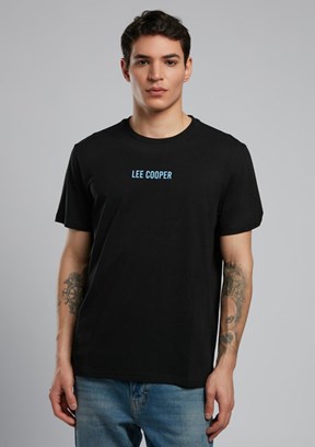 LEE COOPER Maxwell Siyah Erkek O Yaka T-shirt