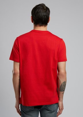 LEE COOPER Ember Kırmızı Erkek O Yaka T-shirt