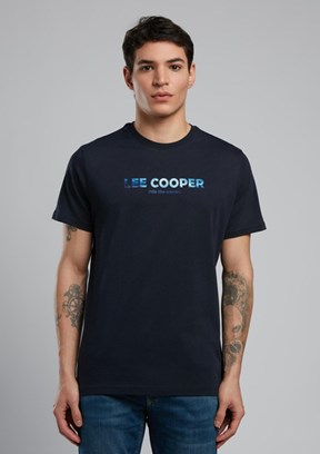 LEE COOPER Ember Lacivert Erkek O Yaka T-shirt
