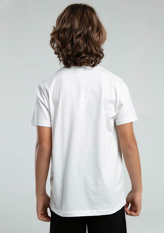 KAPPA Beyaz Erkek Çocuk Pamuklu T-Shirt