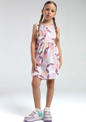 ROLY POLY - RP3619-3 Kız Çocuk Çok RenkliBasic Elbise
